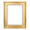 Creative Mark Elegant Plein Aire Gold Frame with Linen Liner, Ornate Open Back Picture Frames, No Glass or Backing, Gessoed Wood, 2.75-inch Wide Moulding